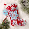 Bucilla Felt Stocking Applique Kit 18" Long-Frosty Flurries - 5A002K2C-1GLKL