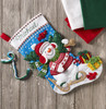 Bucilla Felt Stocking Applique Kit 18" Long-Nordic Snowman - 86817