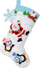 Bucilla Felt Stocking Applique Kit 18" Long-Snow Angel Friends - 5A002YGC-1GZ9X