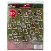 Bucilla Counted Cross Stitch Kit 2.5"X3" 30/Pkg-More Tiny Stocking Ornaments (14 Count) - 86261 - 046109862613