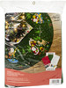 Bucilla Felt Tree Skirt Applique Kit 43" Round-Lodge Santa - 86954E - 046109869544