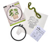 Bucilla Stamped Embroidery Kit W/6" Plastic Hoop-Potted Beauty - 5A002HRG-1GKC1