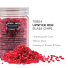 Plaid Fragment Effects Glass Chips 6oz-Lip Red - 5A002B43-1GDK7