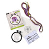 Bucilla Stamped Embroidery Kit W/3" Plastic Hoop-Pretty Pansy - 5A002HRD-1GKC4