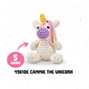 3 Pack - Bucilla Amigurumi Kit-5" Cammie Unicorn - 5A003MKR-1HJ1Z