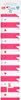 3 Pack - Prym Love Ruler 8"-Pink - 60120 - 089516601208