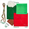 Bucilla Perfect Pair Felties Embroidery Kit-Super Foods - 5A003SYQ-1HPBR
