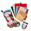 Bucilla Felt Stocking Applique Kit 18" Long-Santa, Holiday & Bakery - 5A003T2J-1HPH1