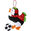Bucilla Felt Ornaments Applique Kits Set Of 4-Soccer Snow Day - 5A003MMH-1HJ3Z