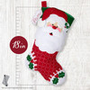 Bucilla Felt Stocking Applique Kit 18" Long-Holiday Cheer Santa - 5A003G3F-1H9XV