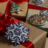 Bucilla Felt Ornaments Applique Kit Set Of 6-Holiday Mandala - 89499E