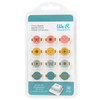 We R Charm Stapler Charm 12/Pkg-Multicolor Round With Design - 5A0023CG-1G6CG - 633356616238