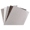 Shape 'n Tape Washi Sheets 6"X12" 5/Pkg-Black - ST0-3419