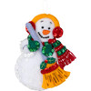 Bucilla Felt Ornaments Applique Kit Set Of 4-Polar Pal Parade - 5A003G3H-1H9Y0