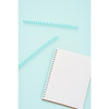We R Cinch Spiral Wires 4/Pkg-Aqua - WRCSW-25