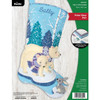 Bucilla Felt Stocking Applique Kit 18" Long-Polar Bear Pair Quilted Delight - 5A003GR1-1HBM0 - 046109898025