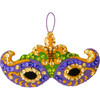 Bucilla Felt Ornaments Applique Kit Set Of 4-Mardi Gras - 5A003GR4-1HBM1