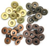 We R Eyelets Wide 40/Pkg-Warm Metal - WER-EW-41595