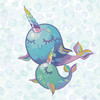 Diamond Dotz Diamond Art Box Kit 8.6"X8.6"-Narwhal Dreams - DBX008