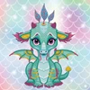 Diamond Dotz Diamond Art Box Kit 8.6"X8.6"-Ariel The Baby Dragon - DBX010