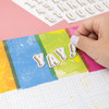 Vicki Boutin Sweet Rush Thickers Stickers 148/Pkg-Sweet Rush Alpha/Chipboard - VB013609