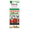 Vicki Boutin Evergreen & Holly Washi Tape 8/Pkg-W/Gold Foil Accents - VBEH3716 - 718813115568