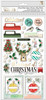 Vicki Boutin Warm Wishes Thickers Stickers 98/Pkg-Merry & Bright Phrases & Icons/Chipboard - VB010774 - 718813747936