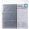 We R Post Bound Photo Sleeves 12"X12" 10/Pkg-Six 4"X6" Pockets - WR660153 - 633356601531