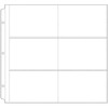 We R Post Bound Photo Sleeves 12"X12" 10/Pkg-Six 4"X6" Pockets - WR660153