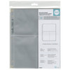 We R Ring Photo Sleeves 8.5"X11" 10/Pkg-(2) 6"X4" Pockets - WR660132 - 633356601326