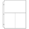 We R Ring Photo Sleeves 8.5"X11" 10/Pkg-(2) 6"X4" Pockets - WR660132