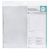 We R Ring Photo Sleeves 12"X12" 10/Pkg-Full Page - WR660150 - 633356601500