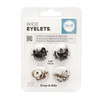 We R Eyelets Wide 40/Pkg-Cool Metal - WER-EW-41596 - 633356415961