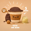 Bucilla Amigurumi Kit - Cool Beans-4"X4.25"X4" - 5A003GJF-1HBL7