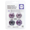 We R Eyelets Wide 40/Pkg-Purple - WER-EW-41591 - 633356415916