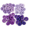 We R Eyelets Wide 40/Pkg-Purple - WER-EW-41591