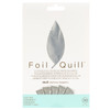 We R Foil Quill Foil Sheets 4"X6" 30/Pkg-Silver Swan - WR660668 - 633356606680