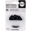 We R Eyelets & Washers Standard-Black 70/Pkg - WR422-19 - 633356422198
