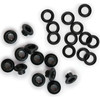 We R Eyelets & Washers Standard-Black 70/Pkg - WR422-19