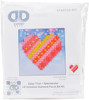 Diamond Dotz Starter Diamond Art Kit 2.8"X2.8"-Patchwork Heart - DDS007 - 4897073241906