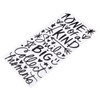 Vicki Boutin Thickers Stickers 5.5"X11" 91/Pkg-Field Notes Phrase/Black Chipboard - 346542