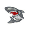 3 Pack - Gwen Studio Iron-On Patch Applique-Gray Shark - 5A003RQ4-1HN9Z