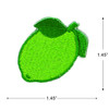 3 Pack - Gwen Studio Iron-On Patch Applique 2ct-Lemon Lime 4ct - 5A003RPZ-1HN9V