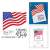 Spellbinders Clear Stamp Set & Etched Dies-Stars & Stripes - 5A003V87-1HR0M