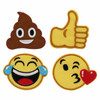 3 Pack - Gwen Studio Iron-On Patch Applique 4ct-Emoji 4ct - 5A003RQ6-1HN9C