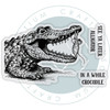Craft Consortium Photopolymer A6 Stamp Set-In a While Crocodile - 5A003TGX-1HQDL
