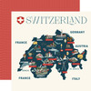 25 Pack - Carta Bella Switzerland Cardstock 12"X12"-Switzerland Map - 5A003WBL-1HRY2 - 810220752982