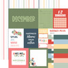 25 Pack - Echo Park One Day At A Time Cardstock 12"X12"-December - 5A003WCV-1HRZV - 810220753699