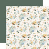 25 Pack - Carta Bella Silly Goose Winter Cardstock 12"X12"-Winter Blossoms - 5A003W6J-1HRTK - 810220754665