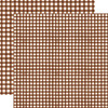 25 Pack - Echo Park Watercolor Gingham Autumn Cardstock 12"X12"-Clay - 5A003W2K-1HRNN - 810208648061